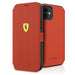 Ferrari FESPEFLBKP12SRE iPhone 12 mini 5.4’’ red/red book On Track Perforated - Cell phone cases and covers<<<HurtelXML