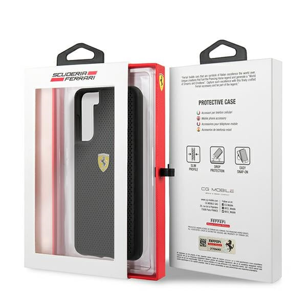 Ferrari FESPEHCS21SBK S21 G991 black/black hardcase On Track Perforated - Cell phone cases and covers<<<HurtelXML