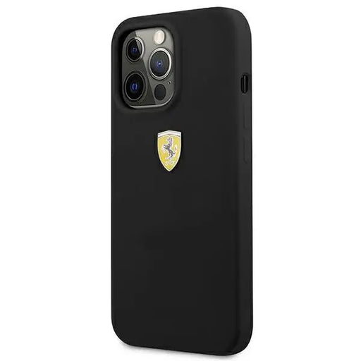 Ferrari FESSIHCP13LBK iPhone 13 Pro / 13 6.1’’ black/black hardcase Silicone - Cell phone cases and covers<<<HurtelXML