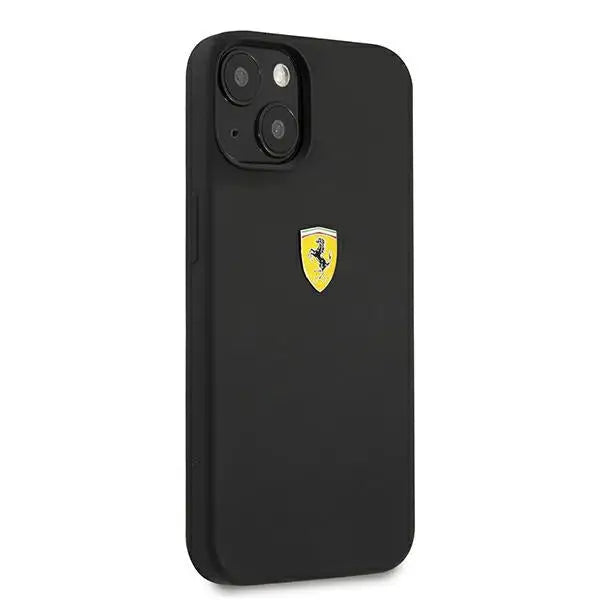 Ferrari FESSIHCP13MBK iPhone 13 6.1’’ black/black hardcase Silicone - Cell phone cases and covers<<<HurtelXML