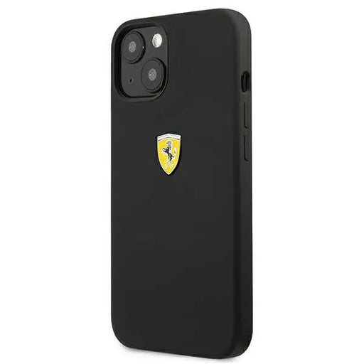 Ferrari FESSIHCP13MBK iPhone 13 6.1’’ black/black hardcase Silicone - Cell phone cases and covers<<<HurtelXML