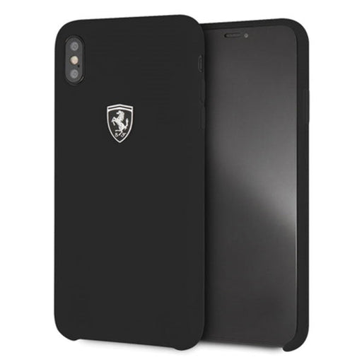 Ferrari Hardcase FEOSIHCI65BK iPhone Xs Max black/black Silicone Off track - Cell phone cases and covers<<<HurtelXML