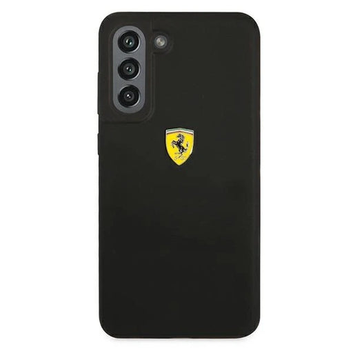 Ferrari Hardcase FESSIHCS21FBK S21 FE G990 black/black Silicone - Cell phone cases and covers<<<HurtelXML