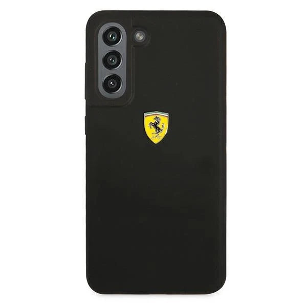 Ferrari Hardcase FESSIHCS21FBK S21 FE G990 black/black Silicone - Cell phone cases and covers<<<HurtelXML