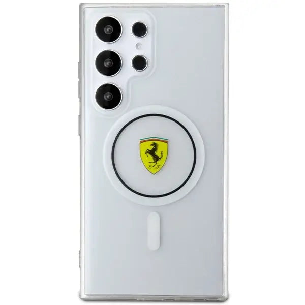 Ferrari IML Transp Inner Circle Line MagSafe case for Samsung Galaxy S24 Ultra - black - Cell phone cases