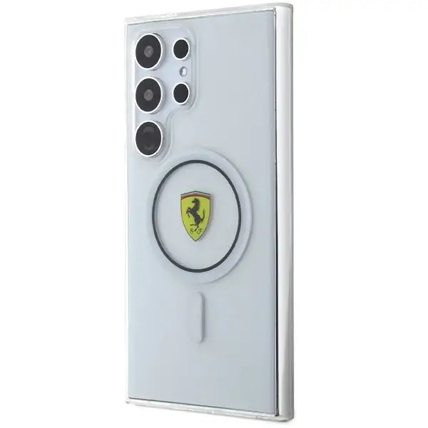 Ferrari IML Transp Inner Circle Line MagSafe case for Samsung Galaxy S24 Ultra - black - Cell phone cases