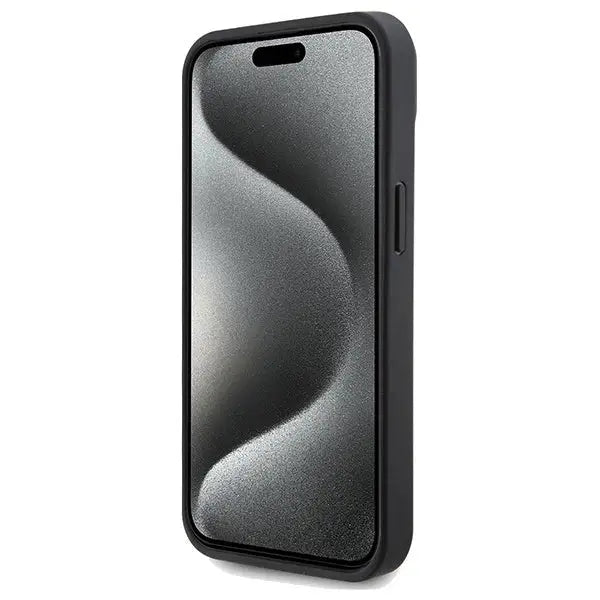 Ferrari Perforated Waves Metal Logo case for iPhone 15 / 14 / 13 - black - Cell phone cases and covers<<<HurtelXML
