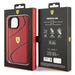 Ferrari Twist Metal Logo case for iPhone 15 - red - Cell phone cases and covers<<<HurtelXML