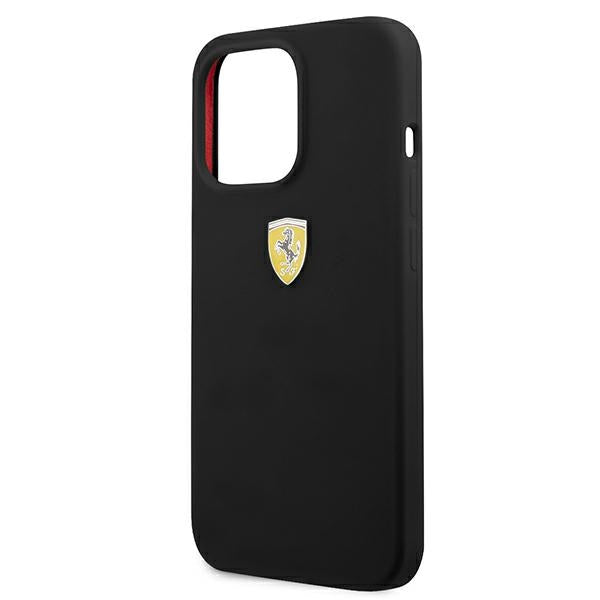 Ferrari FESSIHCP13LBK iPhone 13 Pro / 13 6.1&quot; black/black hardcase Silicone