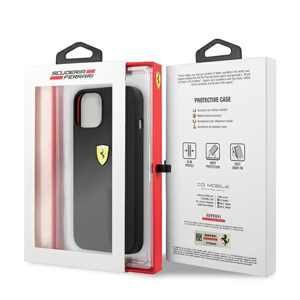 Ferrari FESSIHCP13SBK iPhone 13 mini 5.4" black/black hardcase Silicone