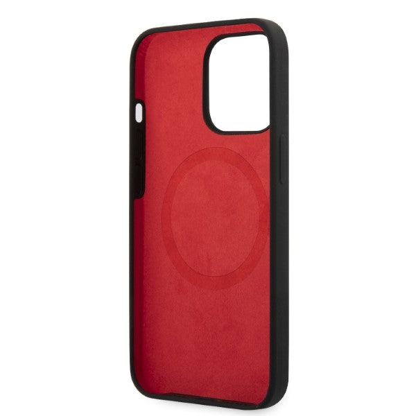 Ferrari FESSIHMP13XBK iPhone 13 Pro Max 6.7" black/black hardcase Silicone MagSafe