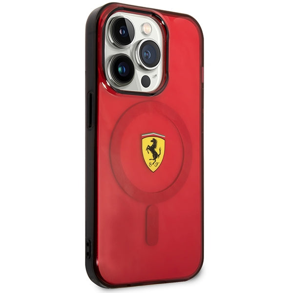 Ferrari FEHMP14LUKR iPhone 14 Pro 6.1" red/red hardcase Translucent Magsafe