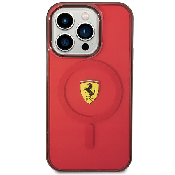 Ferrari FEHMP14LUKR iPhone 14 Pro 6.1" red/red hardcase Translucent Magsafe