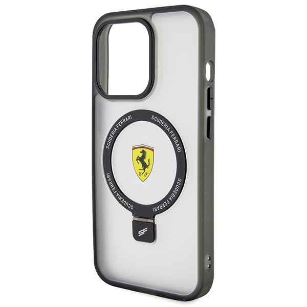 Ferrari FEHMP15LUSCAH iPhone 15 Pro 6.1" transparent hardcase Ring Stand 2023 Collection MagSafe