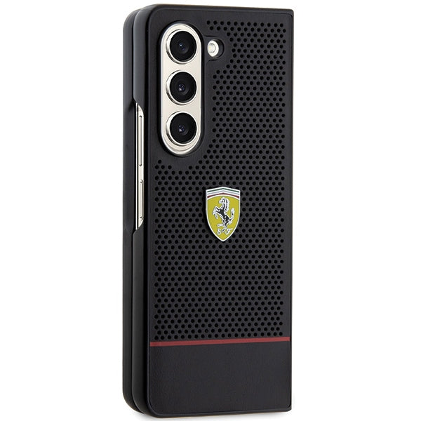 Ferrari Perforated Line case for Samsung Galaxy Z Fold 5 - black