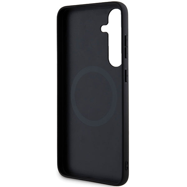 Ferrari Hot Stamp V Lines MagSafe case for Samsung Galaxy S24+ - black