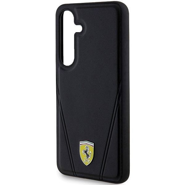 Ferrari Hot Stamp V Lines MagSafe case for Samsung Galaxy S24+ - black