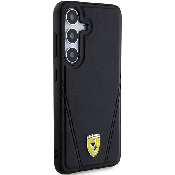 Ferrari Hot Stamp V Lines MagSafe case for Samsung Galaxy S24 - black