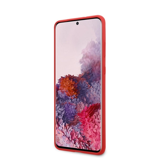 Ferrari Silicone Case for Samsung Galaxy S20 - Red
