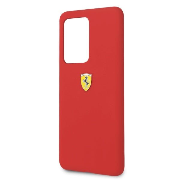 Ferrari Hardcase FESSIHCS69RE S20 Ultra G988 red/red Silicone