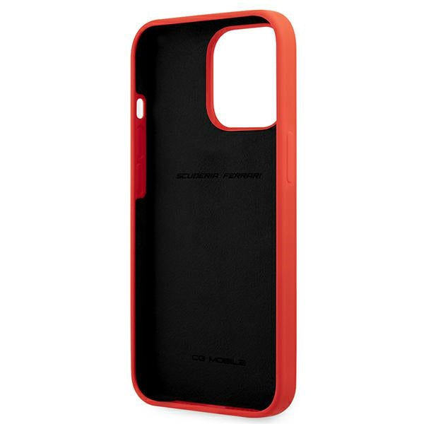Ferrari FESSIHCP13XRE iPhone 13 Pro Max 6.7&quot; red/red hardcase Silicone