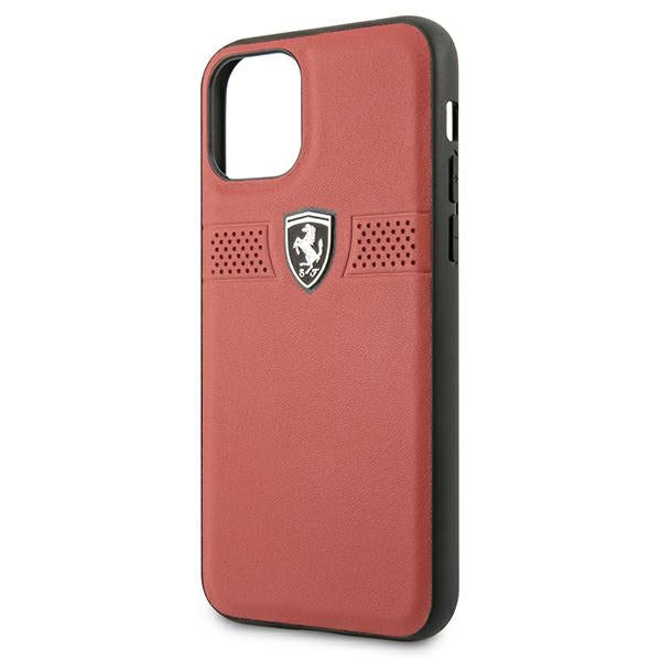 Ferrari FEOBAHCN58RE iPhone 11 Pro 5.8&quot; red/red hardcase Off Track Leather