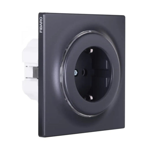 Fibaro FGWSONF-011-8 socket-outlet Type F Black - ActuatorsIND-URW<<<Smart houseIND<<<ActionPL