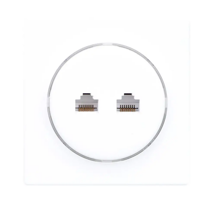 Fibaro Walli N socket-outlet 2 x RJ-45 White - ActuatorsIND-URW<<<Smart houseIND<<<ActionPL