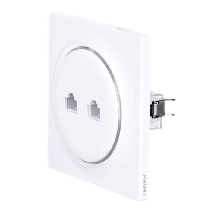 Fibaro Walli N socket-outlet 2 x RJ-45 White - ActuatorsIND-URW<<<Smart houseIND<<<ActionPL