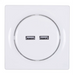 Fibaro Walli N socket-outlet 2x USB White - ActuatorsIND-URW<<<Smart houseIND<<<ActionPL