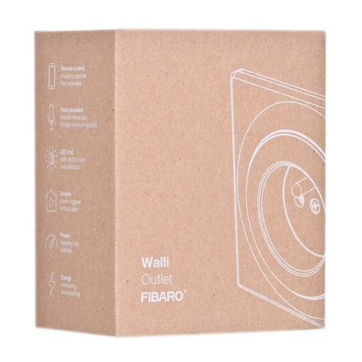 Fibaro Walli socket-outlet Type E White - ActuatorsIND-URW<<<Smart houseIND<<<ActionPL