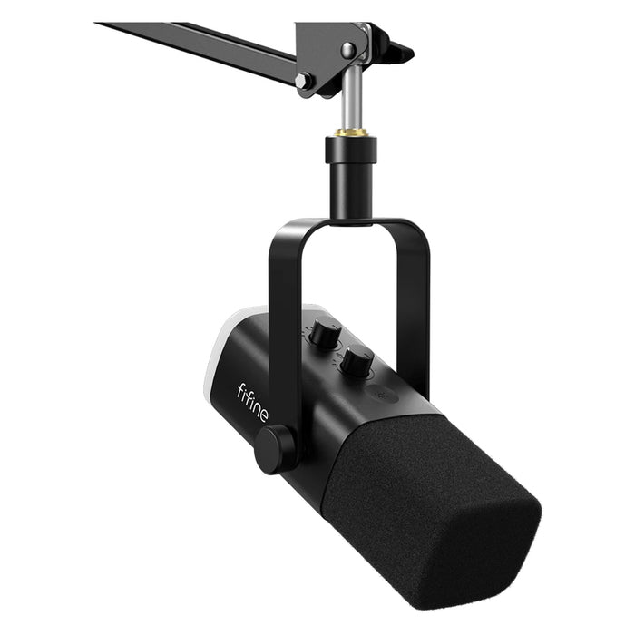 Fifine AM8T gaming microphone with boom arm (black)