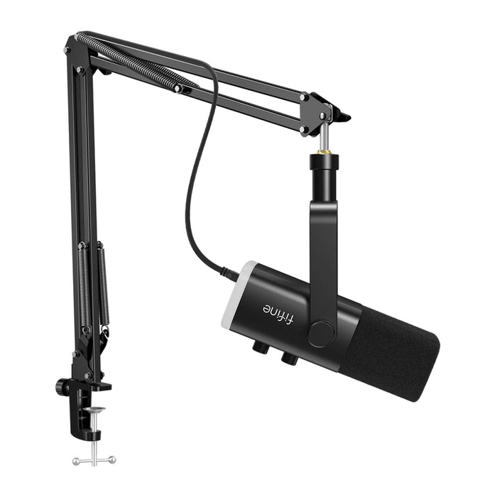 Fifine AM8T gaming microphone with boom arm (black)