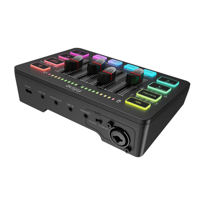 Fifine SC3 audio mixer (black)