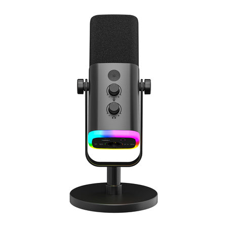 Fifine AM8 dynamic microphone with stand (black)