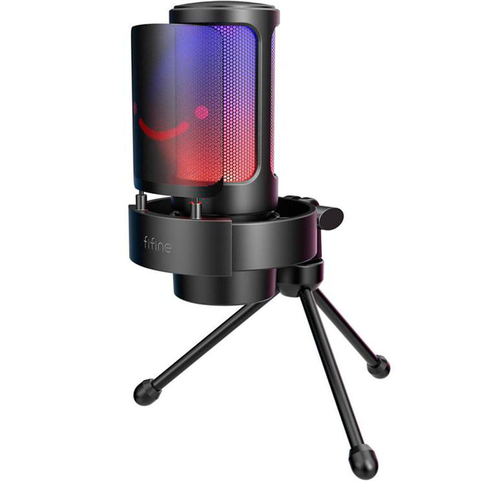 Desktop microphone FIFINE A8V RGB - Black