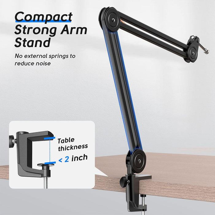 Fifine BM63 microphone desk stand (black)