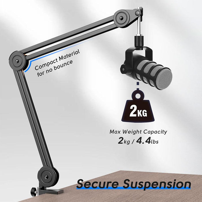 Fifine BM63 microphone desk stand (black)