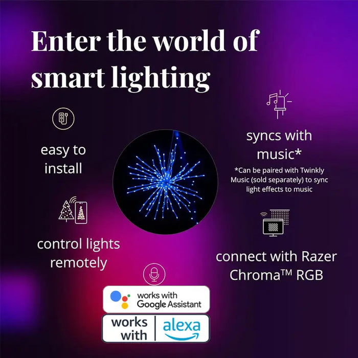 FIGURE BRANCH 80CM 200LED TWINKLY TWB200STP-WEU - Шатри<<<Чадъри сенници и шатри<<<Градина<<<Praktiker