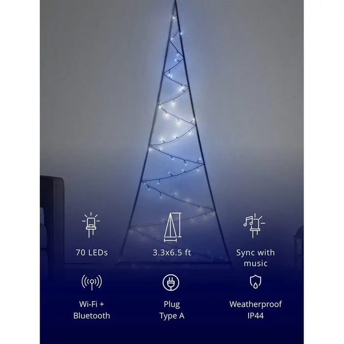 FIGURE TREE 200CM 70LED TWINKLY TWWT050SPP-BEU - Шатри<<<Чадъри сенници и шатри<<<Градина<<<Praktiker