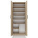 Filing cabinet OLIV 2D 74x35x180 cm sonoma - Wooden shelvesRGA-DRE<<<ShelvesRGA<<<ActionPL