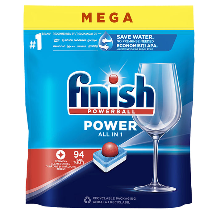DISHWASHER TABLETS ALL IN 1 MAX 94 PCS FINISH
