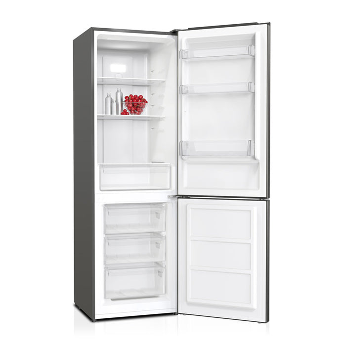 Fridge-freezer Finlux FBN295EIX***, 293 l, E, No Frost, Stainless steel