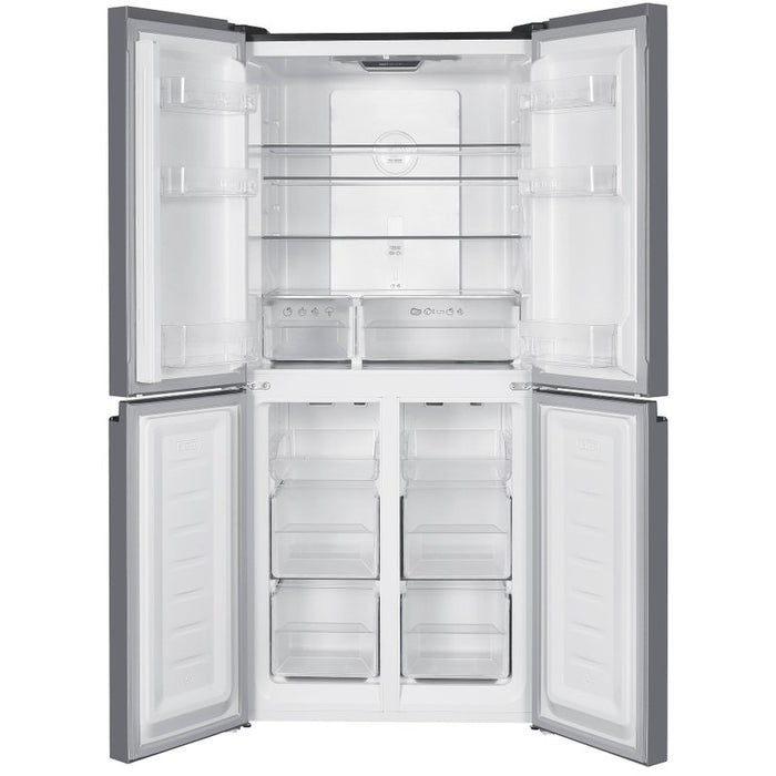 Side-by-Side refrigerator Finlux FFD480IX***, 421 l, E, No Frost, Stainless steel