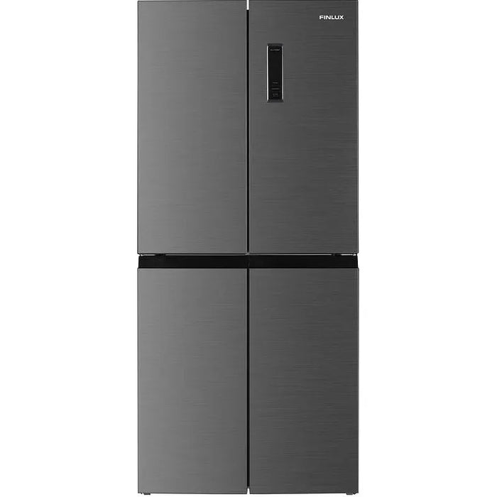 Side-by-Side refrigerator Finlux FFD480IX***, 421 l, E, No Frost, Stainless steel