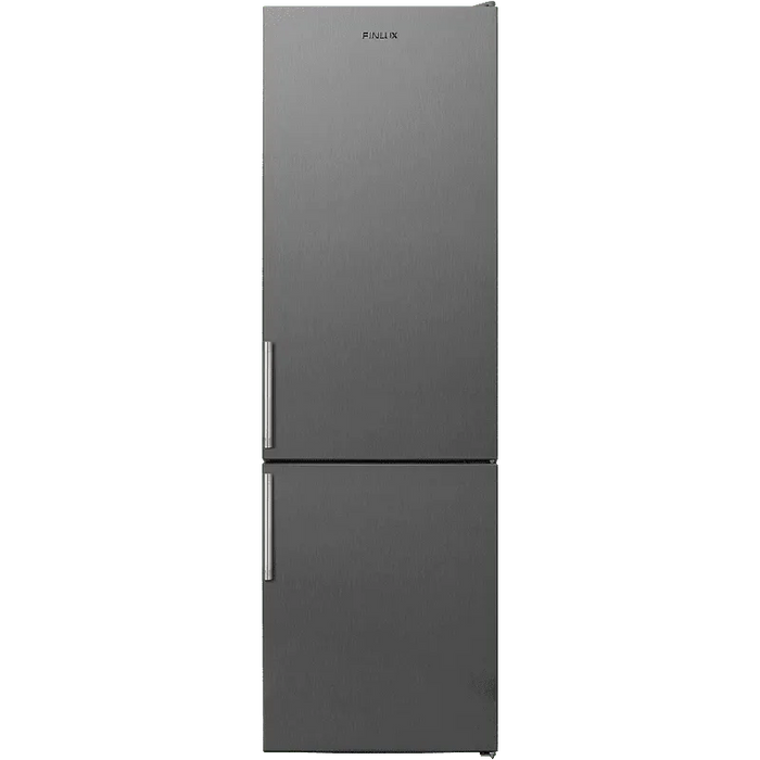 Refrigerator with freezer Finlux FXCA 28902NS NFE, 270 l, E, No Frost, Stainless steel