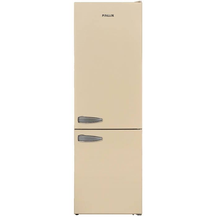 Fridge-freezer Finlux FXCA 31320 BEE RETRO, 268 l, E, Beige, Static
