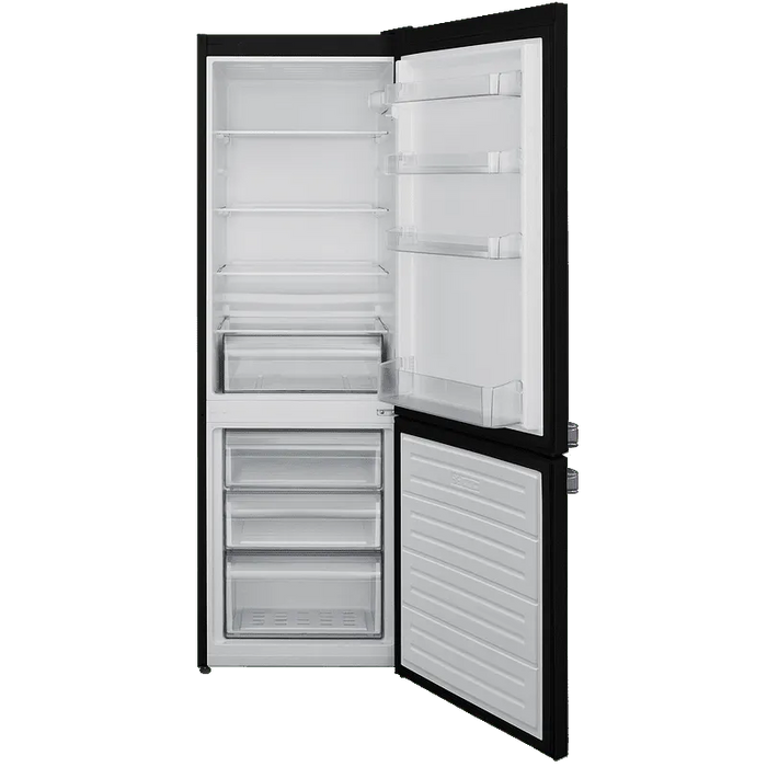 Refrigerator with freezer Finlux FXCA 31330 BLE RETRO, 268 l, E, Static, Black