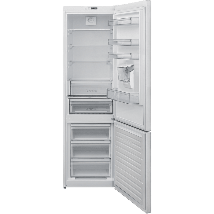 Refrigerator with freezer Finlux FXCA 3841WCE , 378 l, E , White , Static