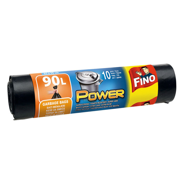 WASTE BAGS 90L 10PCS FINO POWER